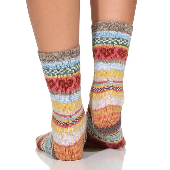 6 Pairs Wollsocken Wool Socks Winter Warm Thermal Women's Size 9-11 - Picture 9 of 12